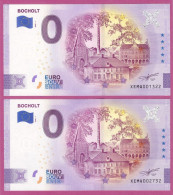 0-Euro XEMQ 1 2020 /F BOCHOLT Fehldruck Kennung Set NORMAL+ANNIVERSARY - Private Proofs / Unofficial