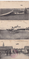 3 CP Camp Aviation Avord Cher  Cachet Militaire Section Aviation 1914  Accident Crash Atterrissage Train Equipages - Aerodromi