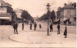 02 - Aisne -  SOISSONS - L Avenue De La Gare - Soissons