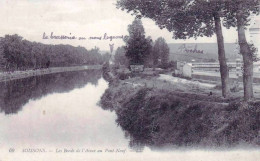 02 - Aisne -  SOISSONS -  Les Bords De L Aisne Au Pont Neuf - Soissons