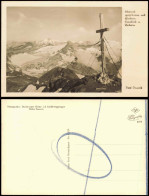 Ansichtskarte Kärnten Schareck Gipfelkreuz Goldberggruppe Hohe Tauern 1951 - Sonstige & Ohne Zuordnung