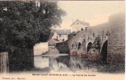 91-  Essonne - BOUSSY SAINT ANTOINE - Le Pont Et Les Arches - Carte Toilée - Other & Unclassified