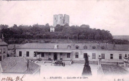 91 - Essonne - ETAMPES  - La Tour De Guinette Et La Gare - Etampes