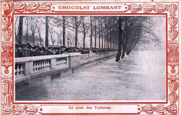 75 - PARIS  - Inondation 1910 -  Le Quai Des Tuileries  - Paris Flood, 1910