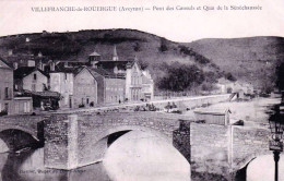 12 - Aveyron -  VILLEFRANCHE De ROUERGUE -  Ponts Des Consuls Et Quai De La Sénéchaussée - Villefranche De Rouergue