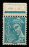 FRANCE    -   1942 .  Y&T N° 549 *.   Maculé, Erreur De Piquage - Unused Stamps