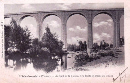 86 - Vienne -  L ISLE JOURDAIN - Au Bord De La Vienne - Rive Droite En Amont Du Viaduc - L'Isle Jourdain