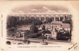 86 - Vienne -  L ISLE JOURDAIN  - Le Pont Saint Sylvain Et Le Viaduc - Carte Precurseur - L'Isle Jourdain