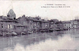 86 - Vienne -  VIVONNE -   Inondations 1904 - Le Bassin De La Vonne Et Le Moulin De La Levée - Vivonne