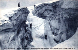 05 - Haute Alpes -  Massif Du PELVOUX - Exploration D Une Crevasse Sur Le Glacier Du Mont De Lans - Alpinisme - Other & Unclassified