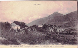  05 - Hautes Alpes - EMBRUN -  Vue Generale - Chateau De Bellegarde - Pic Du Clocher - Embrun
