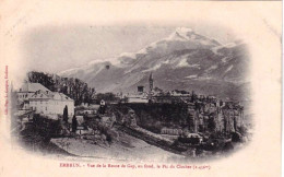  05 - Hautes Alpes - EMBRUN -  Vue De La Route De Gap - Au Fond Le Pic Du Clocher - Embrun