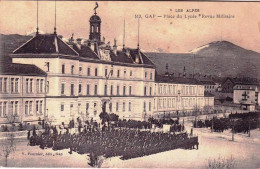 05 - Hautes Alpes -  GAP -  Place Du Lycée - Revue Militaire - Gap