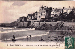 35 - Ille Et Vilaine - ROCHEBONNE ( Saint Malo ) La Plage Et Les Villas - Saint Malo