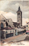 16 - Charente - COGNAC - Place D Armes Et L église Saint Léger - Cognac