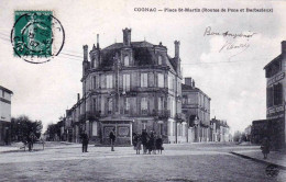 16 - Charente - COGNAC - Place Saint Martin - Routes De Pons Et Barbezieux - Cognac