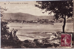 CPA  Circulée 1930 , Hendaye-Fontarabie (Pyrénées Atlantiques) - Vue Du Square.  (103) - Hendaye