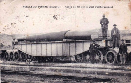 16 - Charente - RUELLE Sur TOUVRE - Canon De 305 Sur Le Quai D Embarquement - Other & Unclassified
