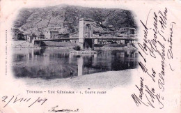 07  - Ardeche -  TOURNON - Vue Generale - Carte Precurseur 1901 - Tournon