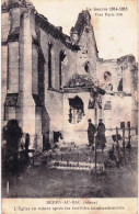 02 - Aisne -  BERRY  Au BAC - L église En Ruines Apres Les Terribles Bombardements - Autres & Non Classés