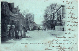 02 - Aisne -  TERGNIER - Boulevard Henri Martin - Carte Précurseur - 1901 - Autres & Non Classés
