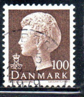 DANEMARK DANMARK DENMARK DANIMARCA 1974 1981 1977 QUEEN MARGRETHE 100o USED USATO OBLITERE' - Usado