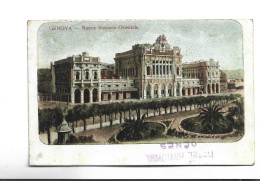 CPA GENOVA NUOVA STAZIONE ORIENTALE  (voir Timbre) - Genova (Genoa)