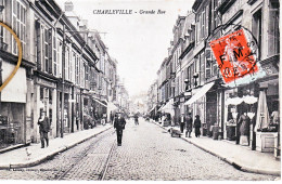 08 Ardennes CHARLEVILLE Grande Rue Animée - Charleville
