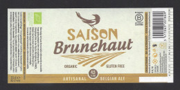 Etiquette De Bière  Ale  -  Saison  -  Brasserie De Brunehaut  (Belgique) - Cerveza