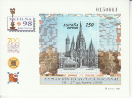 ESPAGNE - BLOC N°78 ** (1998) "Exfilna'98" - Blocks & Kleinbögen