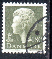 DANEMARK DANMARK DENMARK DANIMARCA 1974 1981 1977 QUEEN MARGRETHE 180o USED USATO OBLITERE' - Oblitérés