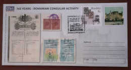 Romania 2024 - Efiro-145 Years-Romanian Consular Activity,first Day - Lettres & Documents