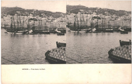 CPA Carte Postale Stéréoscopique  Italie  Gènes Vue Dans Le Port VM80957 - Genova (Genua)