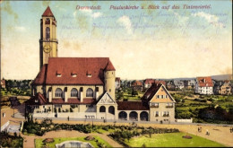 CPA Darmstadt In Hessen, Pauluskirche, Tintenviertel - Other & Unclassified