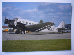 Avion / Airplane / LUFTHANSA / Junkers JU 52 / Registered As D-AQUI - 1919-1938: Fra Le Due Guerre