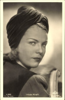 CPA Schauspielerin Hilde Krahl, Portrait, Turban - Actors