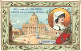 CPA Carte Postale Publicitaire Italie  Rome St Pierre Et Le Vatican  VM80958 - San Pietro