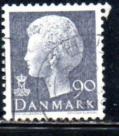DANEMARK DANMARK DENMARK DANIMARCA 1974 1981 1976 QUEEN MARGRETHE 90o USED USATO OBLITERE' - Oblitérés
