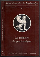 REVUE FRANCAISE DE PSYCHANALYSE TOME 49 NUMERO 1 1985 - Other & Unclassified