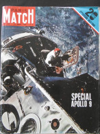 Paris Match N°1038 29 Mars 1969 Spécial Apollo 9 - Testi Generali