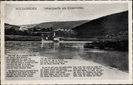CPA Holzminden An Der Weser, Kickenstein, Dampfer, Gedicht - Other & Unclassified