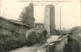 11 - St Martin Le Vieil - Les Tours De L'ancien Château - Charrette De Foin - Autres & Non Classés