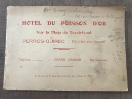 HOTEL DU POISSON D'OR Sur La Plage De Trestrignel  PERROS GUIREC - Perros-Guirec