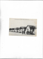 Carte Postale Ancienne Querqueville (50) Caserne Du Polygone Les Baraquements - Autres & Non Classés