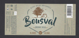 Etiquette De Bière  Blonde -  Brasserie De Brunehaut Pour VLF à Bousval (Belgique) - Cerveza