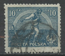 Pologne - Poland - Polen 1921-22 Y&T N°224 - Michel N°158 (o) - 10m Semeur - K11,5 - Used Stamps