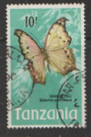 Tanzania   1974   SG 171  10s  Butterfly Fine Used - Tanzanie (1964-...)