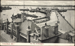 CPA Southampton South East England, The Pier, Hafenblick - Otros & Sin Clasificación