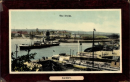 CPA Barry Wales, Blick Zu Den Docks - Autres & Non Classés