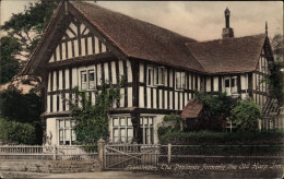 CPA Leominster Herefordshire England, The Poplands, Früher Das Old Harp Inn - Otros & Sin Clasificación